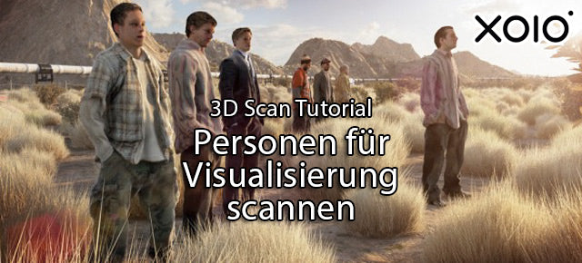 xoio Tutorial 3D-Scan von Personen – 8 kostenlose Personen zum Download