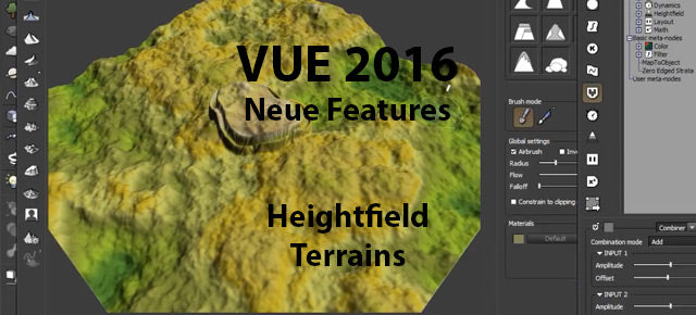 Heightfield Terrains VUE 2016