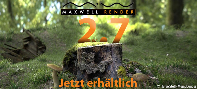 Maxwell Render 2.7 jetzt erhältlich