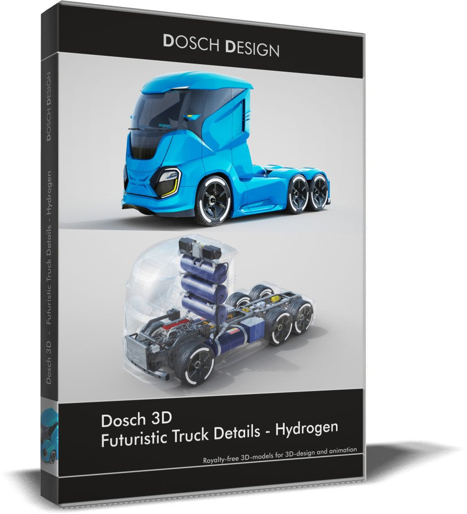 Futuristic Truck Details - Hydrogen