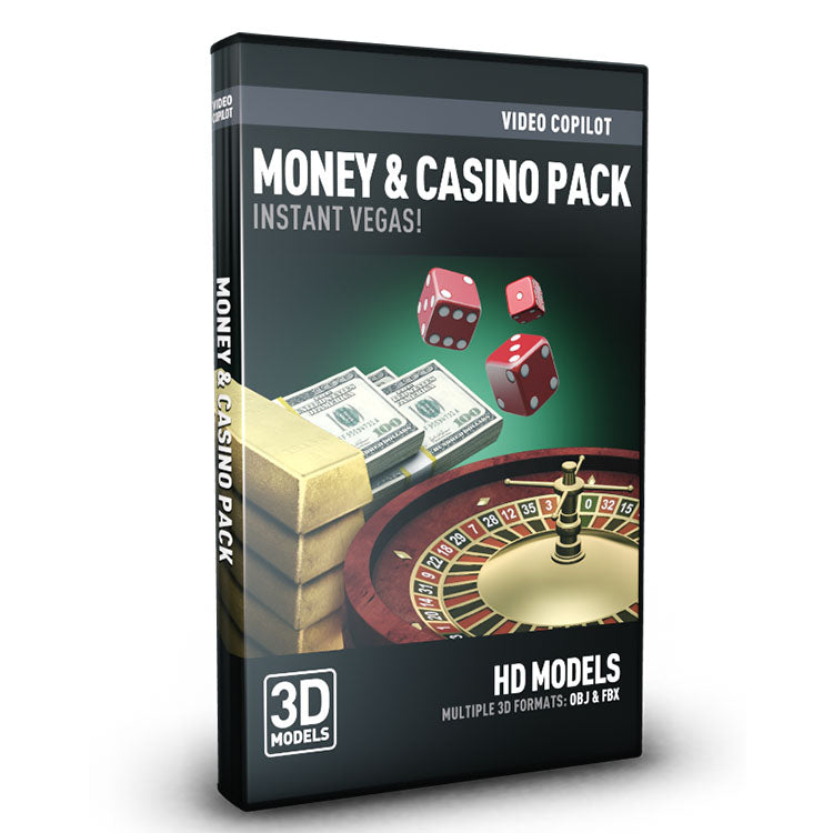 3D Model Pack - Money & Casino