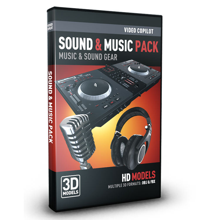 3D Model Pack - Sound & Music