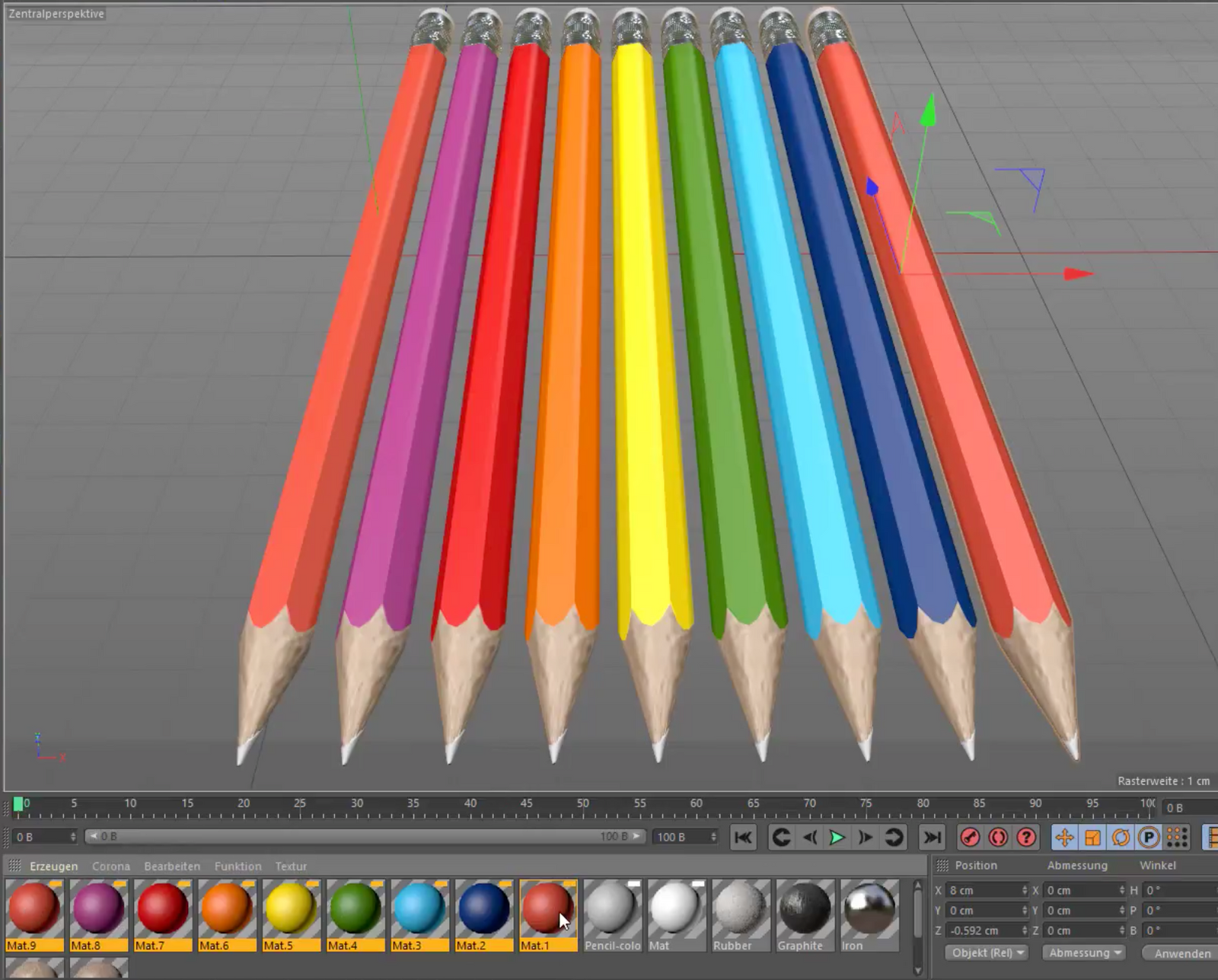 CINEMA 4D Tipp – Farbfelder und Materialien aus Vorlagen erzeugen