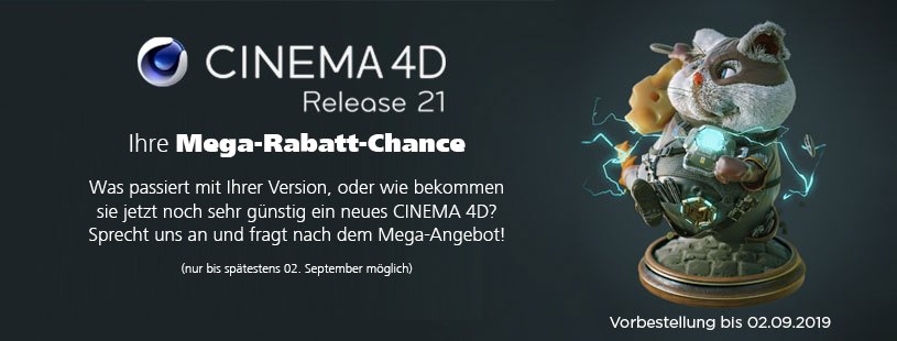 Cinema4D – Ein neuer Weg zum Einheitsbrei. Mieten oder Kaufen, Adobe Cloud macht es vor.