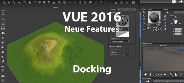 Verbesserungen beim Docking in VUE 2016