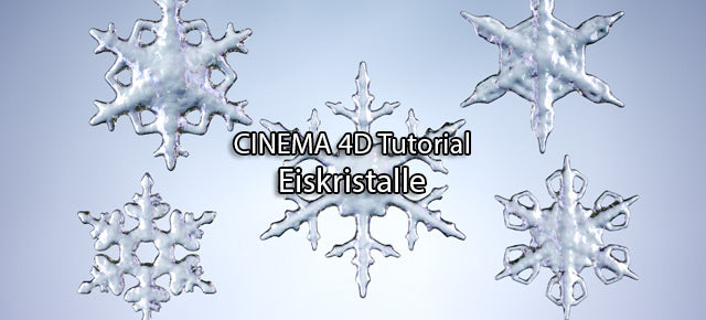 CINEMA 4D Tutorial: Schneeflocken in 3D erstellen