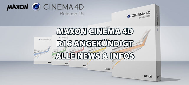 2014 / Maxon Cinema 4D Release 16 angekündigt