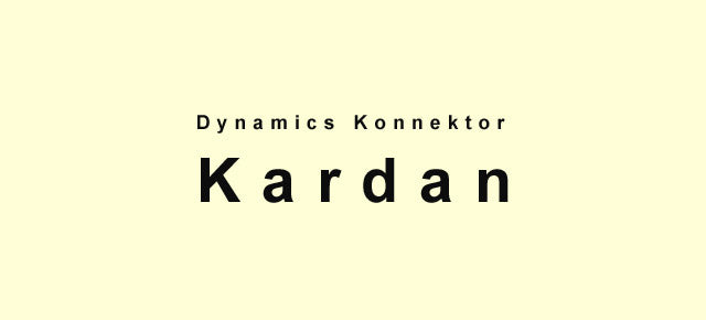Dynamics Konnektor Typen: Kardan