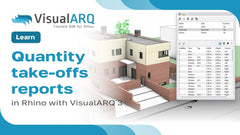 Mengenauszüge in Rhino mit VisualARQ 3 – Table-Report-Panel