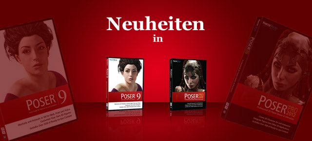 Neuheiten in Poser 9 und Poser Pro 2012