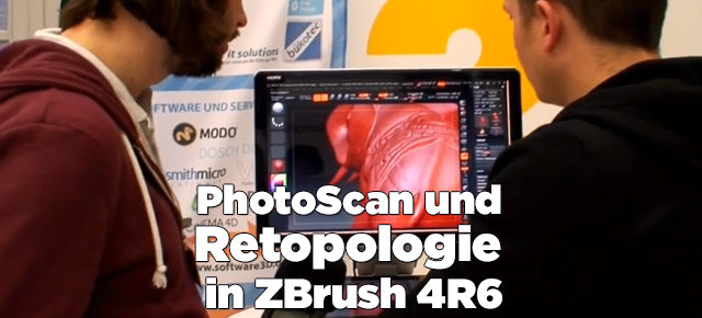PhotoScan und Retopologie in ZBrush 4R6