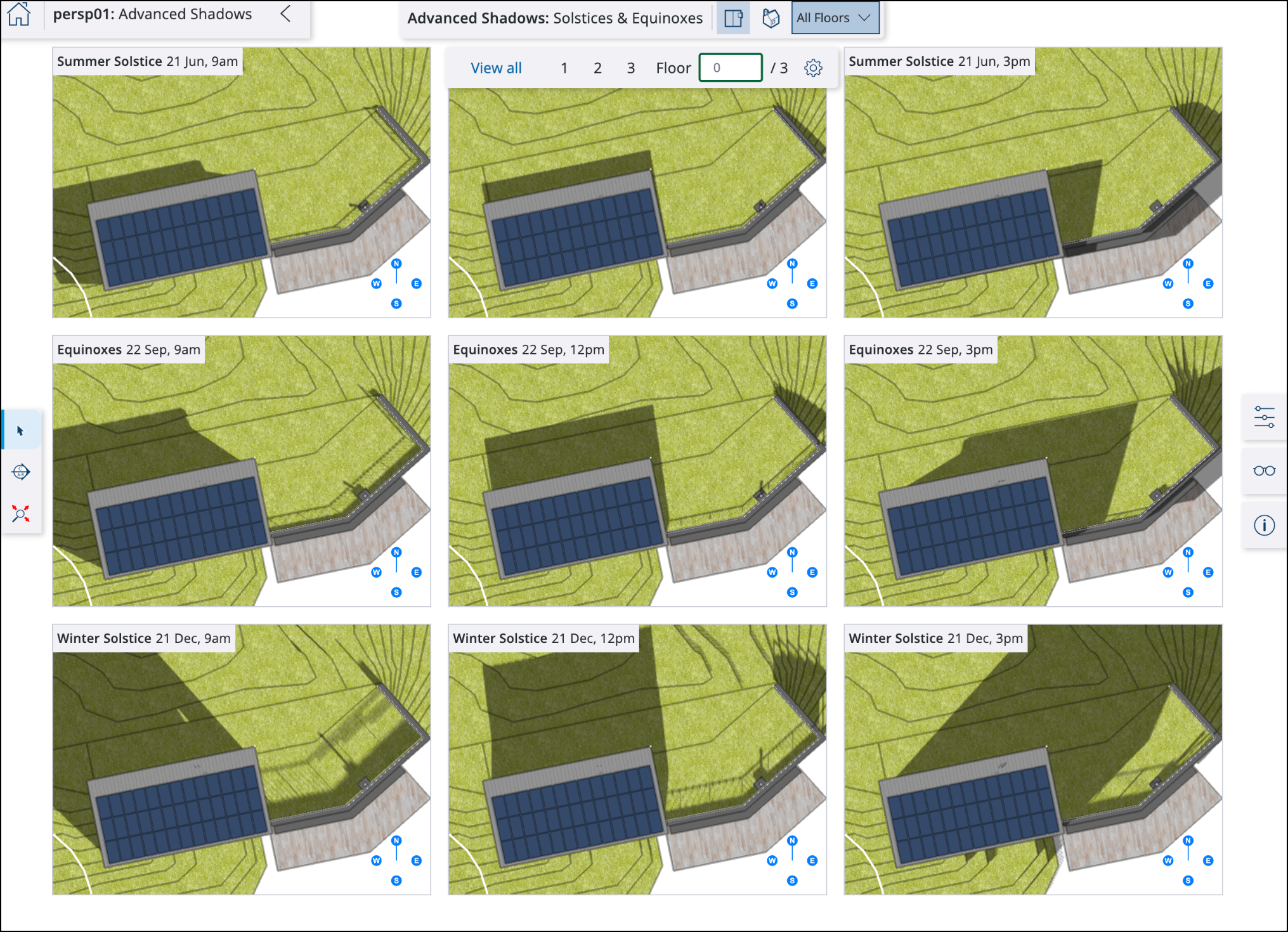 SketchUp-Modell mit Analyse-Werkzeugen im Architektur-Workflow