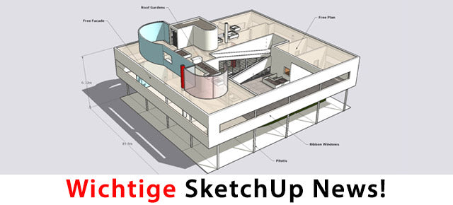 Einschränkungen für SketchUp 8 und 2013