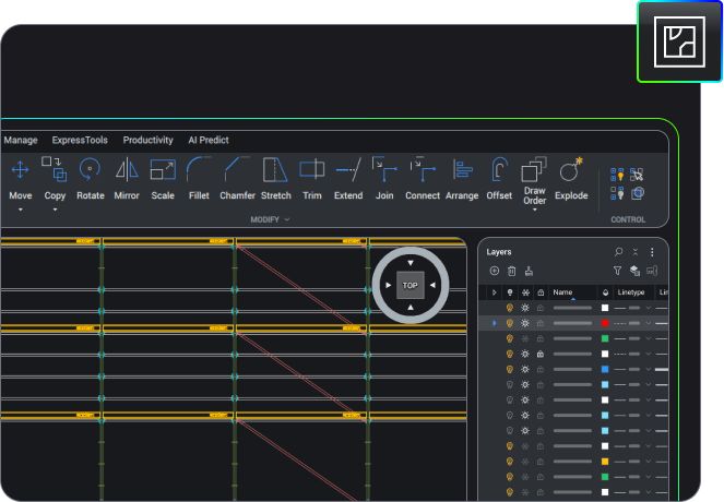 BricsCAD Ultimate – 2D-Zeichnen