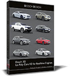 Lo-Poly Cars V2 for Realtime Engines