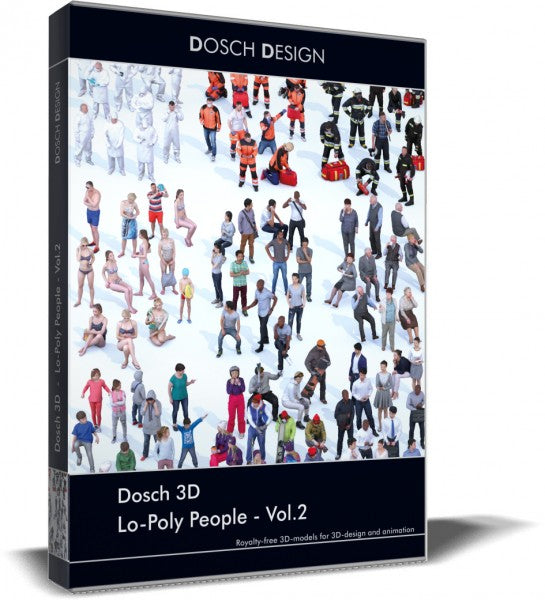 Lo-Poly People Vol. 2