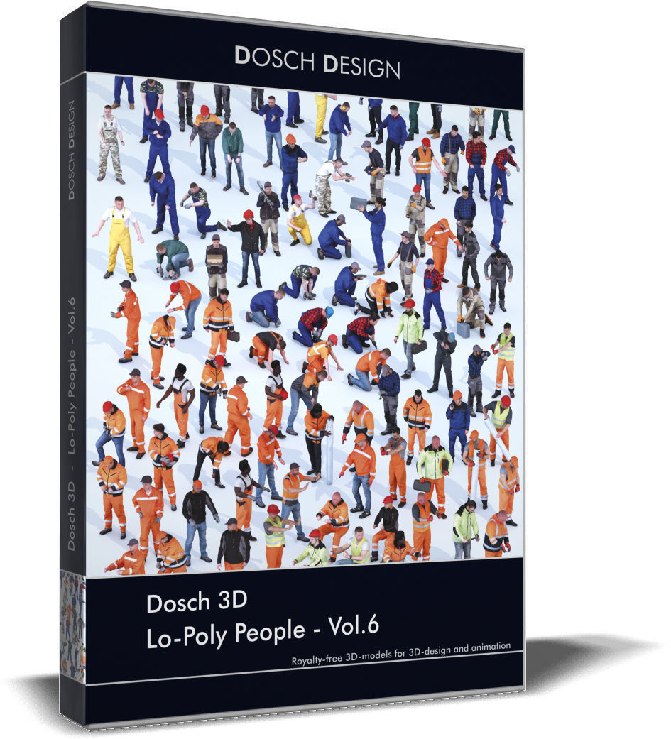 Lo-Poly People Vol. 6