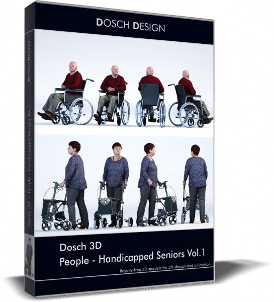 People - Handicapped Seniors Vol. 1