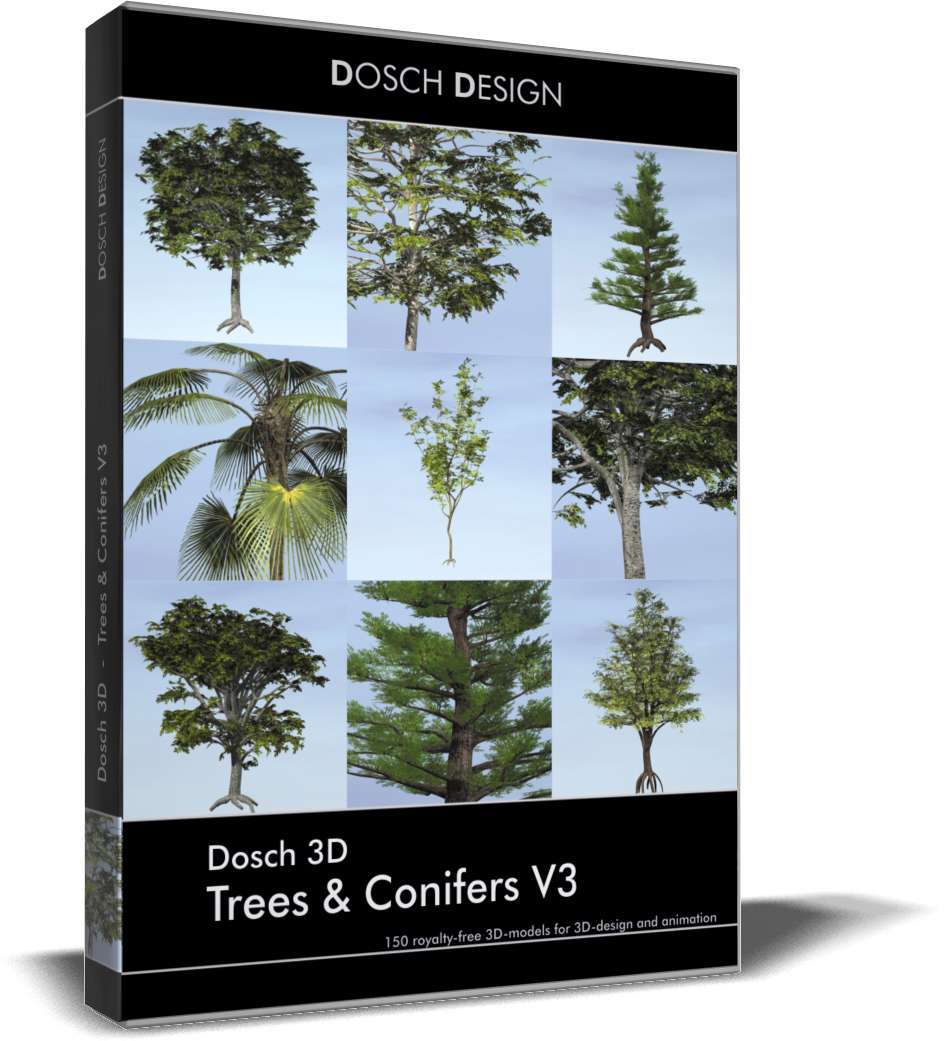 Trees & Conifers V3 for Artlantis