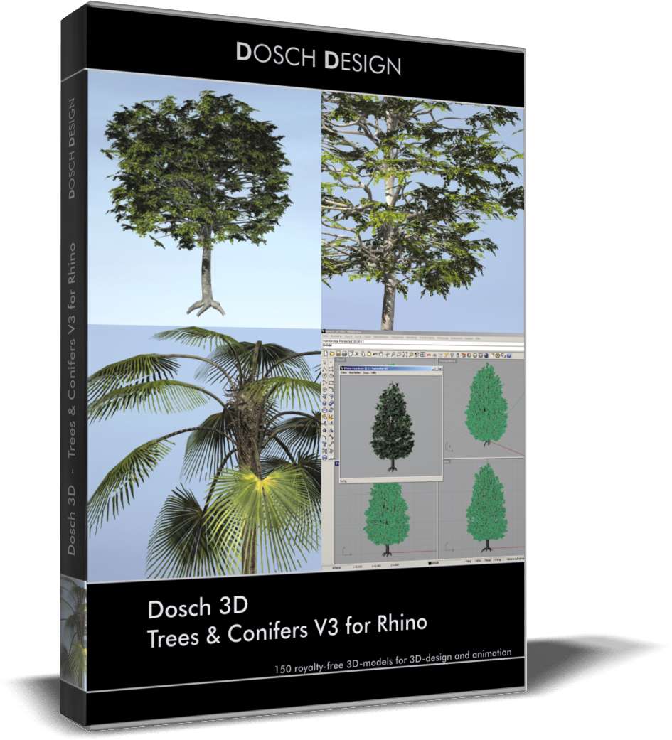 Trees & Conifers V3 for Rhino