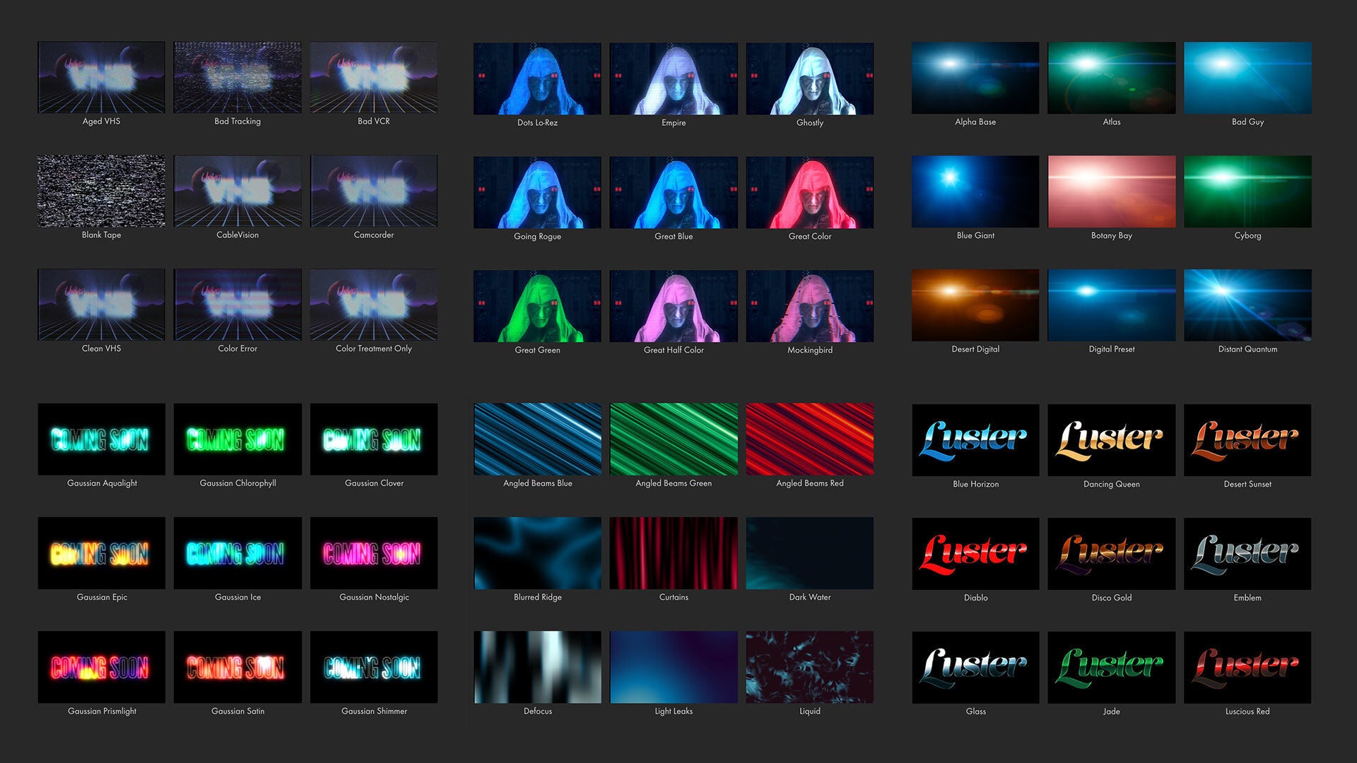 Maxon Universe – anpassbare Effekt-Presets