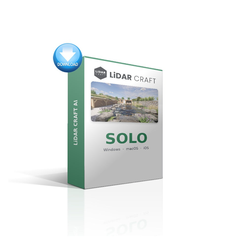 LiDAR CRAFT AI SOLO – Jahreslizenz für SketchUp, Produktbox
