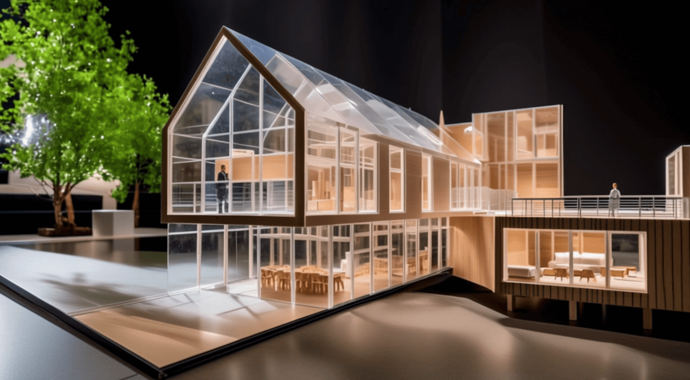 KI-generierte Architekturvisualisierung mit Chaos Veras