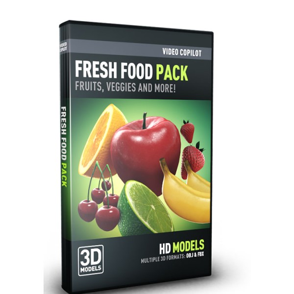 3D Model Pack – Fresh Food