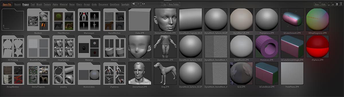 zbrush features t lightbox