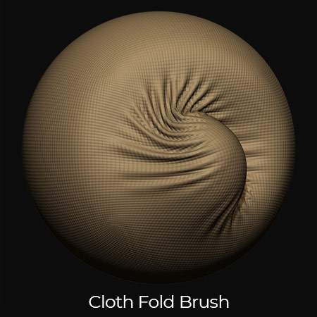 brush fold zbrush